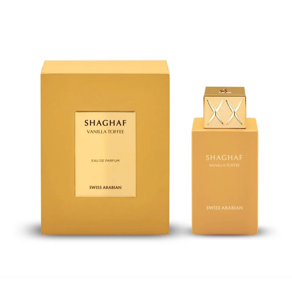 Swiss Arabian: Shaghaf Oud Vanilla Toffee Full 100ML Bottle - Luke's Scents Decants